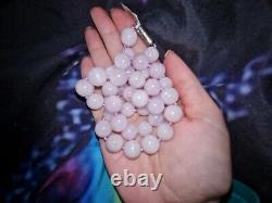 Kunzite Beaded Necklace Size 20. Rare