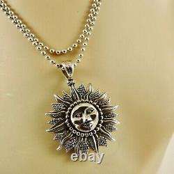 Lagos Sterling Silver Rare Wonders Sun Pendant Necklace