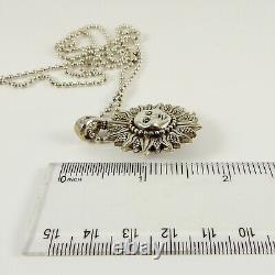 Lagos Sterling Silver Rare Wonders Sun Pendant Necklace