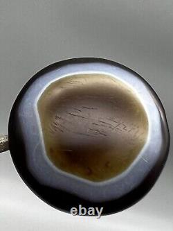 Longevity Dze Bead, rare Eye Agate Bead, lukmi Agate Lucky Old Bead