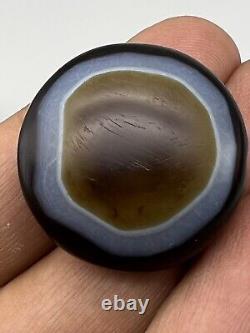 Longevity Dze Bead, rare Eye Agate Bead, lukmi Agate Lucky Old Bead