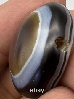 Longevity Dze Bead, rare Eye Agate Bead, lukmi Agate Lucky Old Bead