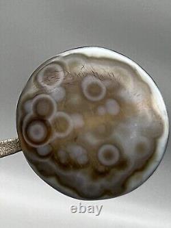 Longevity Dze Bead, rare Eye Agate Bead, lukmi Agate Lucky Old Bead