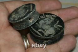 Lot Sale 9 Rare Shaped Ancient Near Eastern Sasanian Stone Intaglio Seal Beads