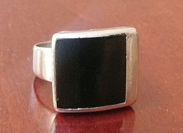 Margaret De Patta Vintage Modernist Sterling Silver & Agate Ring #13 Very Rare