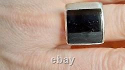 Margaret de Patta Vintage Modernist Sterling Silver & Agate Ring #13 Very Rare