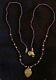 Me & Ro Devotion Necklace, Amethyst And Gold Beads, Rare