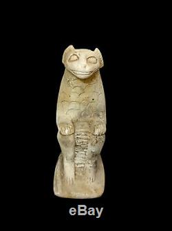 Mouse Bead Amulet Sculpture Egyptian Antiques Rat Figurine Very Rare Roman Era