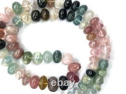 Multi Tourmaline Plain Rondelle Beads Rare Afghani Tourmaline Smooth Rondelle