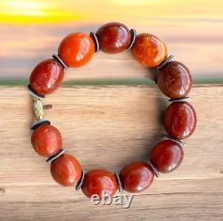 Natural Amber Rare Antique Amber Butterscotch Natural Bracelet