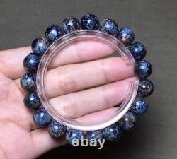 Natural Blue Pietersite Bracelet Jewelry 10.5mm Namibia Rare Stone Beads AAAAA