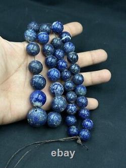 Natural Lapsi Lazuli Stone Beads Rare Old Lapis Lazuli Stone Very Unique