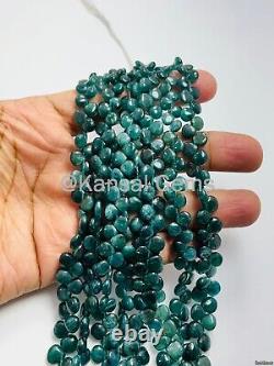 Natural Rare Dark Grandidierite Smooth Heart shape beads for Jewelry Making