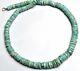 Natural Rare Gemstone Larimar 6 To 12mm Faceted Heishi Beads Necklace 16 Inch
