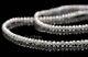 Natural Rare Snow White Diamond Faceted Rondelle Bead Jewelry