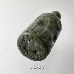 Near Eastern Cylinder Seal Bead Jade Rare Pendant & Stamp Roll Intaglio #411