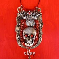 Necklace protective talisman pendant magic amulet jewelry rare toad crown skull