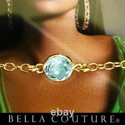 New Fine Rare Victorian Aaa Opal 18k Yellow Gold Chain Bracelet Charm Pendant