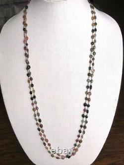 New RARE Rarities Carol Brodie 150ct Colors of Tourmaline 72 Sterling Necklace