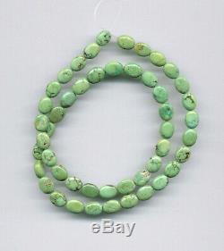 OLD STOCK, RARE CLOUD MOUNTAIN FLAT OVAL BEADS 17.25 Strand 2304C
