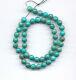 Old Stock Rare Nacozari Turquoise Round Beads 15.5 Strand 2099c