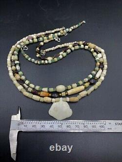 Old Ancient Antique Multi stone Beads From Ancient Bronze Age Top Rare Unique