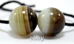 Old Natural Sulemani Stone Haqeek Power Matte Rare Collectible Beads. G38-337