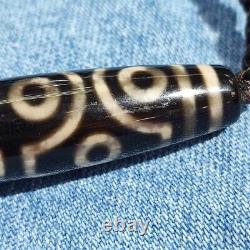 Old Tibetan 12 Eye Agate Dzi Beads Rare Pattern