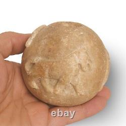 (P74) Rare Ancient Alabaster Bead, Very Large Bactrian Gemstone, Unique Gift