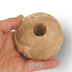 (P74) Rare Ancient Alabaster Bead, Very Large Bactrian Gemstone, Unique Gift