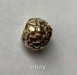 Pandora 14k Gold Lots Of Love Charm Hearts Rare Retired 585 Ale 750236