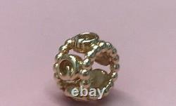 Pandora 14k Gold Ring Of Roses Charm 750456 New Authentic Rare 585 Ale USA