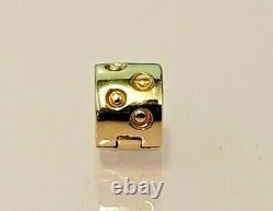 Pandora 14k Gold Seeing Spots Clip Charm New 750345 Rare Retired 585 Ale USA