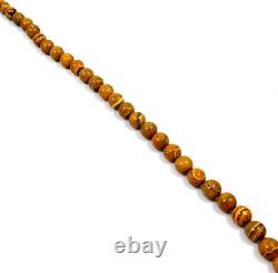 Picture Jasper Beads Strand 8mm Round 15 Inch Wholesale Lot Rare GemstoneJewelry
