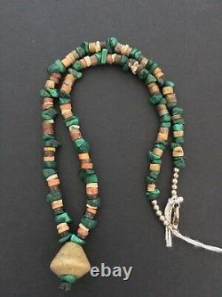 Pre-columbian Bead Necklace Moche Peru Circa 100 800 Ad Rare