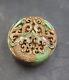 Rare Antique Green Jade Stone Chinese Phoenix Bird Carved Beads Pendant Amulet
