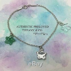 RARE Authentic Tiffany & Co Elsa Peretti Aven Crystal Star Bracelet