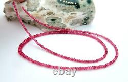 RARE GORGEOUS AAAAA+ VIVID CHERRY RED GEM SPINEL BEADS 19.85cts 16 STRAND