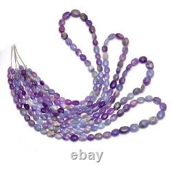 RARE Hackmanite Color Change Gemstone Smooth Oval Briolette Beads 16 Strand