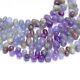 Rare Hackmanite Color Change Gemstone Teardrop Briolette Smooth Beads 6 Strand