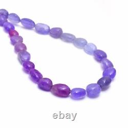 RARE Hackmanite Color Change Nuggets Gemstone Oval Tumbled Beads 18inch Strand