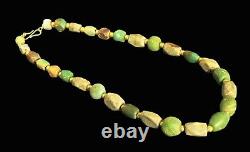 RARE ITEMS A Near Eastern Stone and Gold Beads Necklace