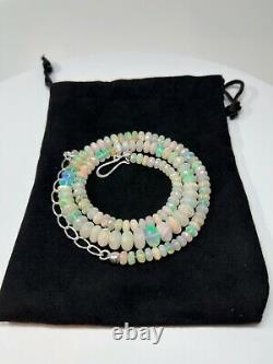 RARE! Jay King Mine Finds Ethiopian Opal Bead 18-1/4 Necklace 550750 NEW IN BOX