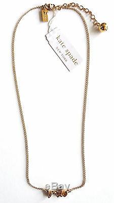 RARE Kate Spade Say Yes I do Necklace 12 Kt GP 16-18 NWT BRIDAL PARTY