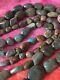 Rare Lot Of 4 Strands Turquoise Nugget Beads Undyed 8mm-30mm Old Vintage Vhtf