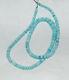 Rare Mexican Nacozari Turquoise Graduated Rondelle Beads 17.75 Strand 210d