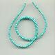 Rare Mexican Nacozari Turquoise Graduated Rondelle Beads 17.75 Strand 325d