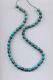 Rare Nacozari Mine Turquoise Barrel Beads 17.5 Strand 956c