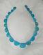 Rare Nacozari Turquoise Half Moon Beads 16 Strand 1039c