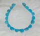 Rare Nacozari Turquoise Half Moon Beads 16 Strand 1451c